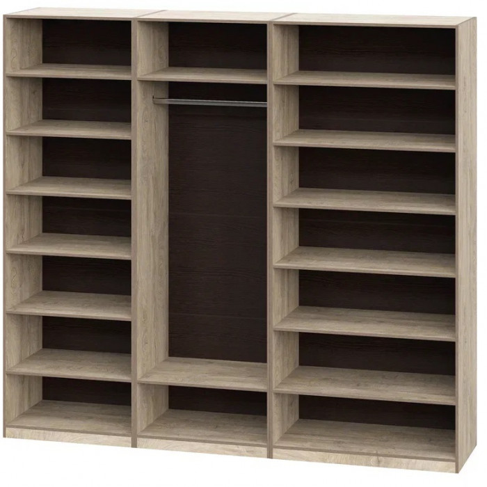 Шкаф без фасадов Этна 2.5 м. Комплект 2