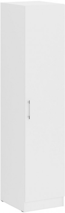 Кровать 0800 + Пенал Стандарт, цвет белый, ШхГхВ 83,5х203,5х70 + 45х52х200 см., сп.м. 800х2000 мм., без матраса, основание есть