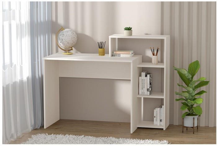 Стол с полкой Диал бодега белая