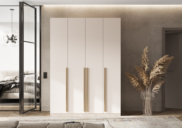 Ларго Шкаф 4-х створчатый 1600, Кашемир/Кашемир