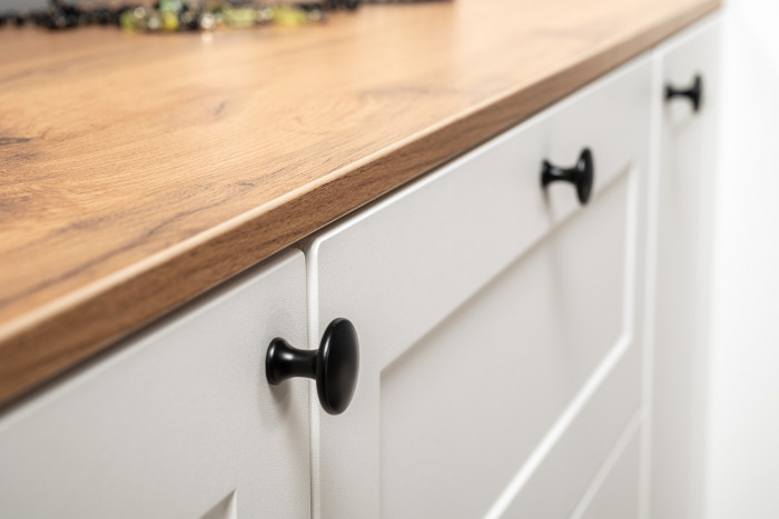 Остин 16.221 Комод + 16.221 Комод, белый шагрень/дуб крафт золотой