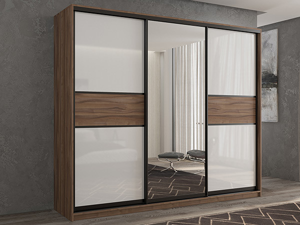 Шкаф-купе Кааппи 10 Орех Тьеполло 180х60х230 см