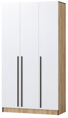 Шкаф Бастион ЛДСП 1200 (Крафт золотой / Белый древесный)