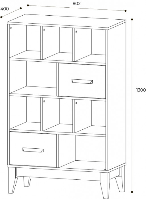Стеллаж Скандика