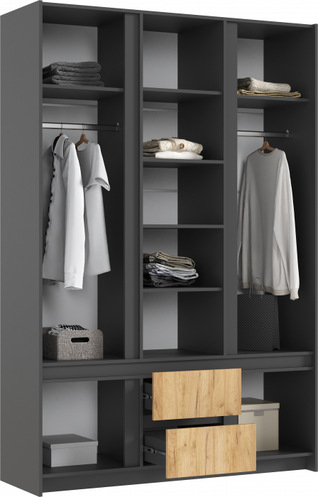 Спальня Остин Дуб крафт/Графит