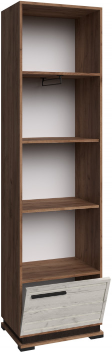 Модена Прихожая, композиция 2, Дуб белый, Венге/Дуб крафт табачный