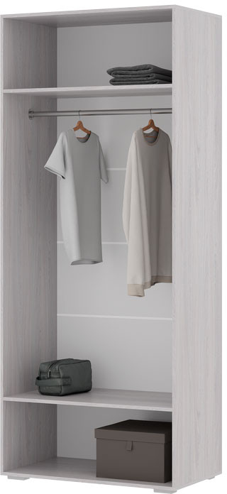 АМЕЛИЯ Шкаф ШК-01 900х2160х528 МДФ вяз каньон/анкор