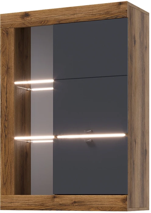 Прага Модульная Гостиная, вариант №5, Дуб Делано/Графит