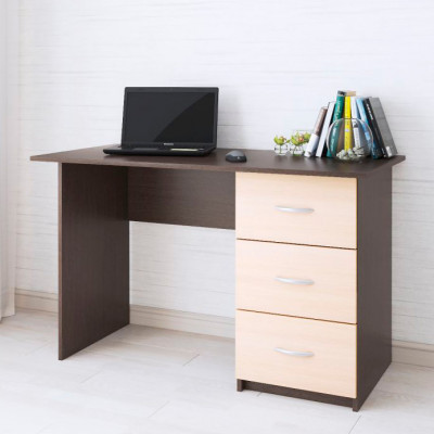 Стол письменный Сити-1 (1200*750*600) венге/дуб молочный