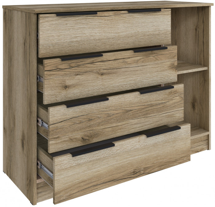 Комод для спальни Мадрид (1,2), Дуб делано