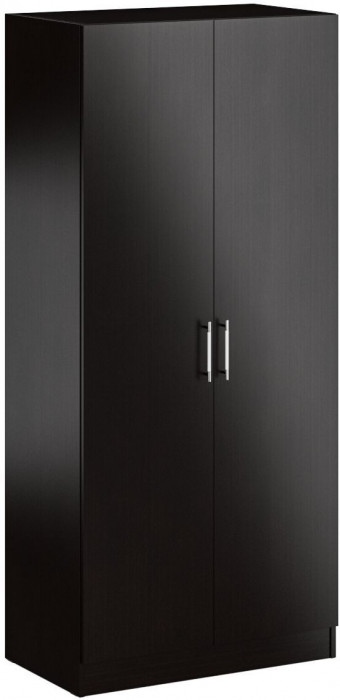 Кровать с ящиками 0900 + Шкаф 2-х створчатый Стандарт, цвет венге, ШхГхВ 93,5х203,5х70 + 90х52х200 см., сп.м. 900х2000 мм., б/м, основание есть