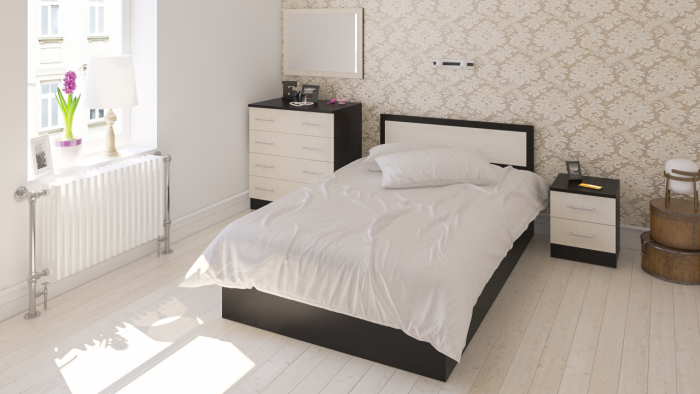 Фиеста Тумба прикроватная, венге/дуб лоредо