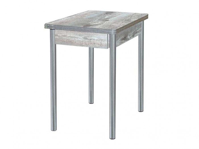 Глайдер стол обеденный / бетон темный/металлик