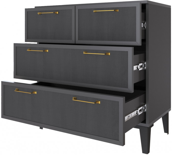 Модульная Спальня Толедо, Графит серый