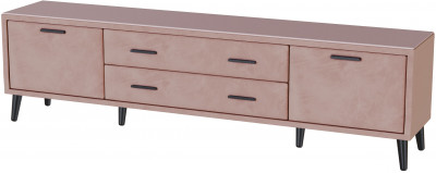 Тумба ТВ интерьерная 2,0 Пай пыльная роза/мдф пудра