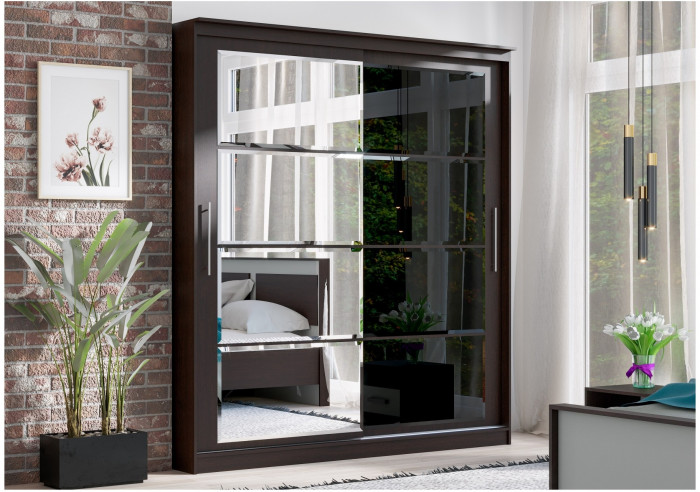 Шкаф-купе Элегант 7, 2000 (Сандал светлый)