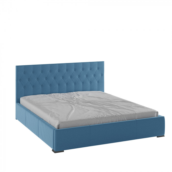 Октавия Кровать интерьерная 180 светло-голубой ромб, ПМ