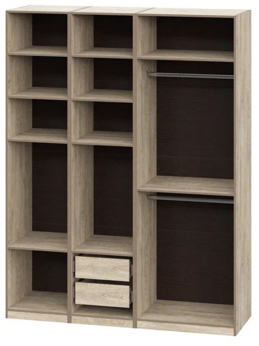 Шкаф без фасадов Этна 1.75 м. Комплект 5