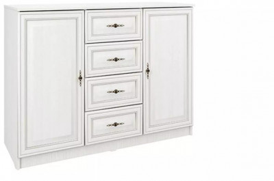 Габриэлла комод 06.65 Вудлайн кремовый/сандал белый