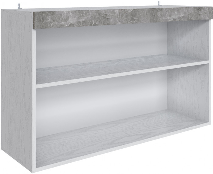 Полка навесная Мадрид ПН-1 (1,1) белый/ателье светлое