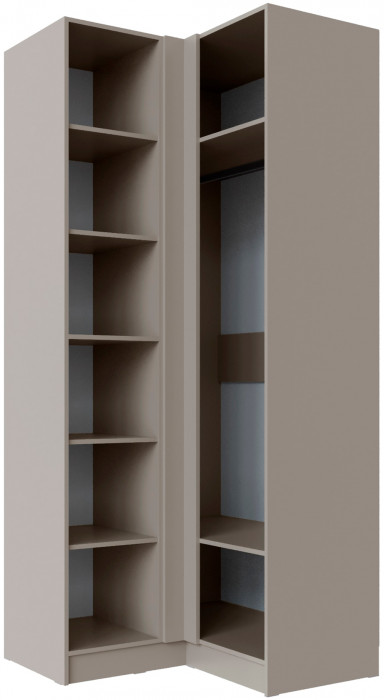 Шкаф угловой Мадрид угол прямой, Кашемир