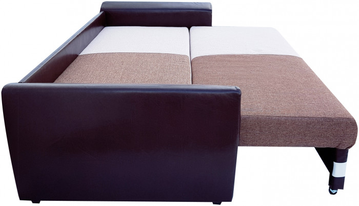 Диван еврокнижка Амстердам 160 рогожка комби НПБ