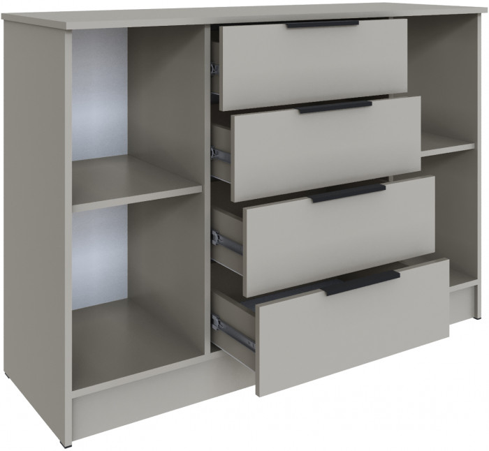 Комод для спальни Мадрид (1,31), Кашемир