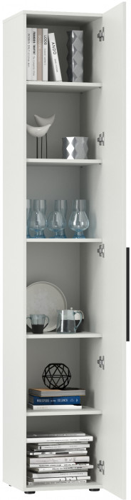 Эйр Гостиная 16.324.01 Шкаф-пенал, белый шагрень