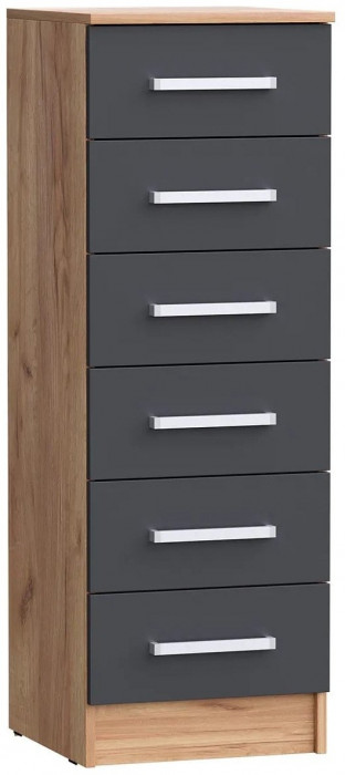 Мартина Комод 400 (Дуб Сонома / белый)