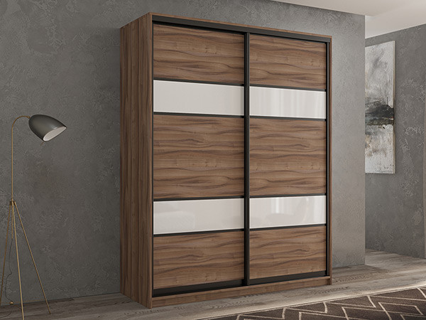 Шкаф-купе Кааппи 8 Орех Тьеполло 120х45х230 см