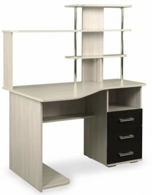 &quot;Форест&quot; стол компьютерный (1300х900х1500) (СНЯТ С ПРО-ВА) венге/лоредо