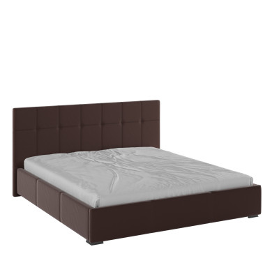 Рио Кровать интерьерная 180 коричневый квадрат, ПМ