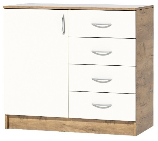 Кэт-7 Комод 1 створка, ящики (Венге / Белфорт)