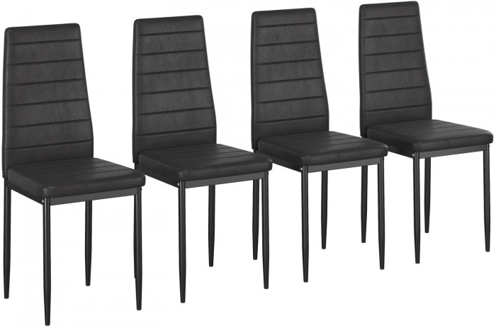 Четыре стула Мебель--24 A-117, чёрный