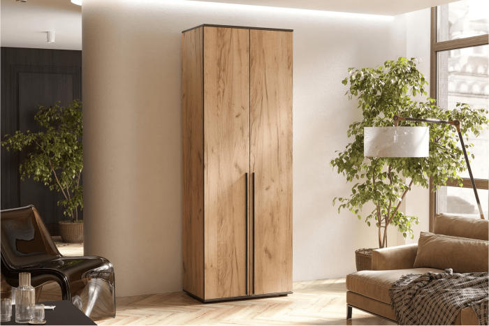 Норд Шкаф двухстворчатый 800 Дуб Крафт