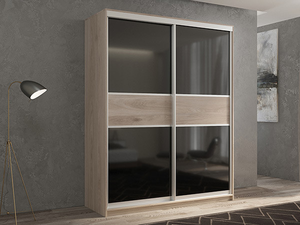 Шкаф-купе Кааппи 12 Кастелло Серый 140х60х230 см