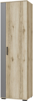 Шкаф платяной Оскар-18, Дуб делано/Графит серый