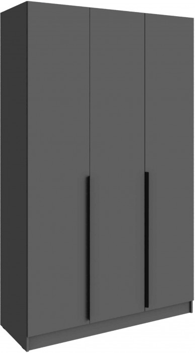 Шкаф Мадрид (1,4) без зеркала графит серый