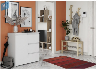 Милано-2 Комод (Белый, Белый)