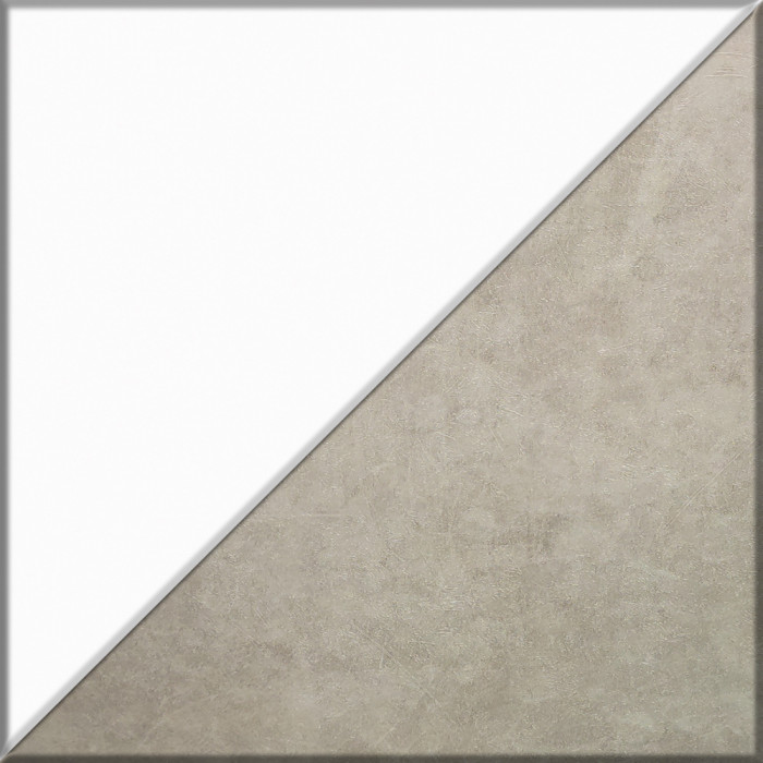 Кухня Мебель--24 ШВ600 Шкаф 60 см., цвет корпус белый/фасад МДФ бетон лофт бежевый, ШхГхВ 60х32х72 см.