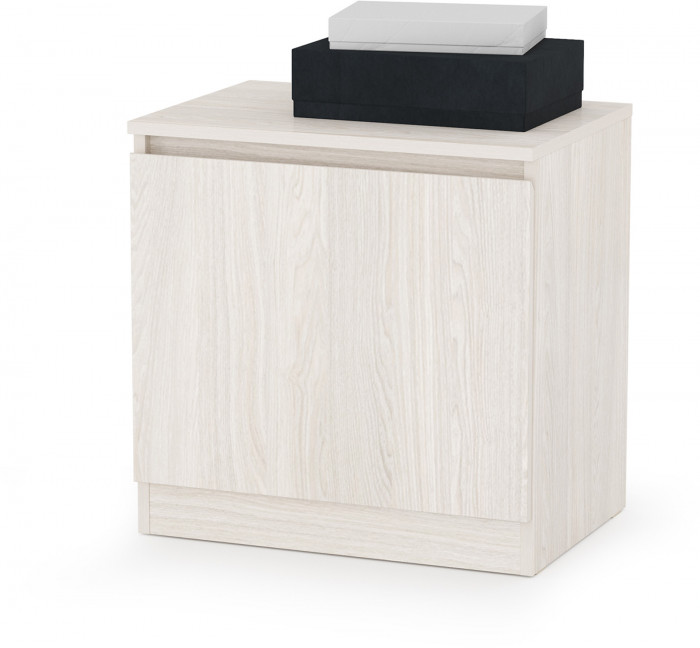 КР100 Ника прихожая 13.248 Тумба + 13.248 Тумба + 15.08 Вешалка, цвет ясень анкор светлый, ШхГхВ 107,6х38,1х207,9 см., универсальная сборка