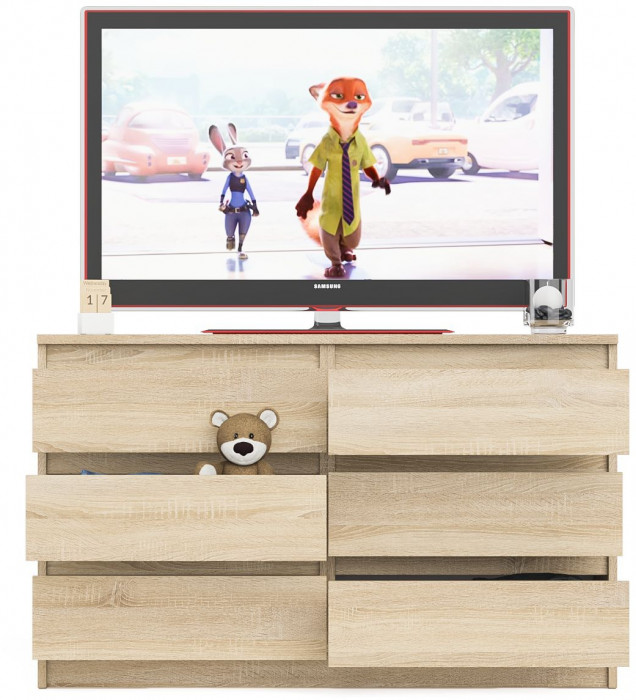 Мори Комод МК1200.6, дуб сонома