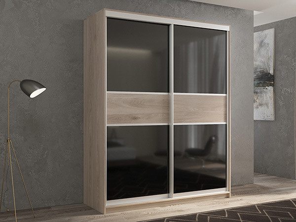 Шкаф-купе Кааппи 12 Кастелло Серый 120х45х230 см