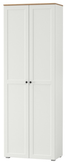 Остин 16.307 Шкаф, белый шагрень/дуб крафт золотой