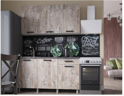 Кухонный гарнитур Нагано 1,5м Дуб Юкон