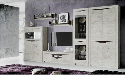 Модульная гостиная Соренто, дуб бонифаций