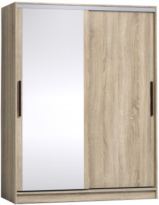 Шкаф-купе с зеркалом Strike 1600 Сонома