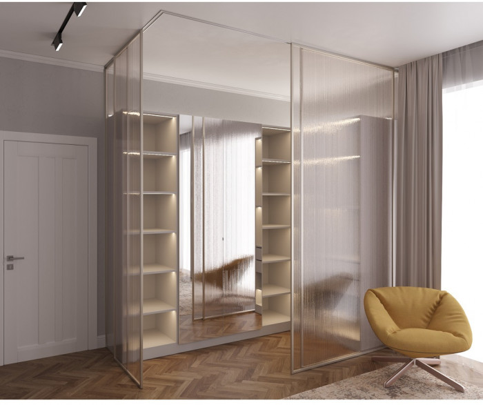 Гардеробная Рум. Комплект 3.2, ясень