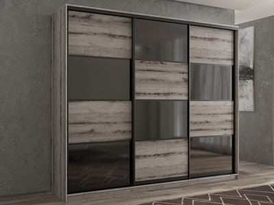 Шкаф-купе Кааппи 13 Эвок Окаменелый 180х45х230 см