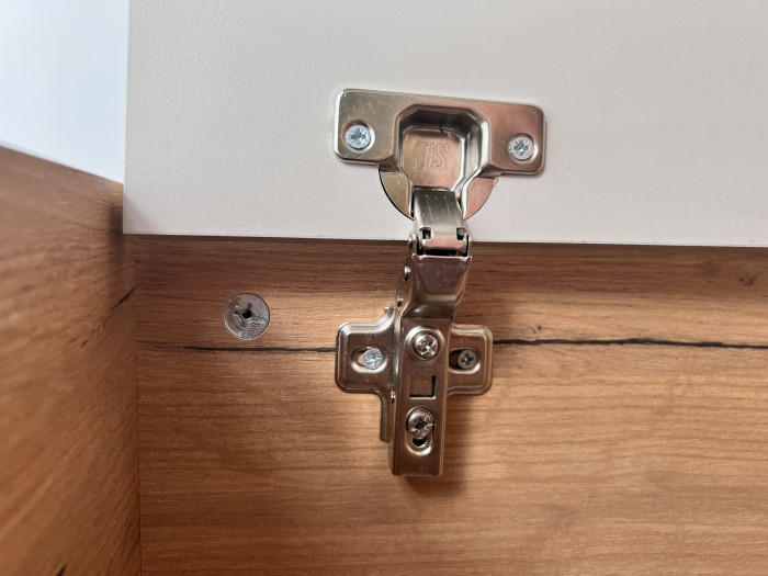 Тумба ТВ Парус-13 дуб крафт золотой/кашемир